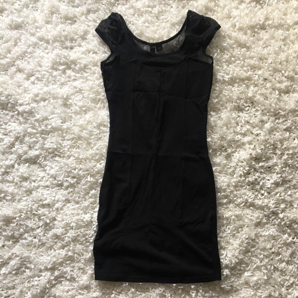 H&M Mesh Little Black Dress 🖤
